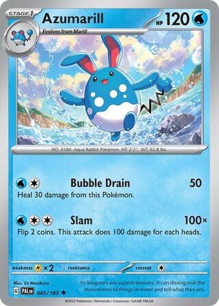 045/193 Azumarill - Uncommon Reverse Holo