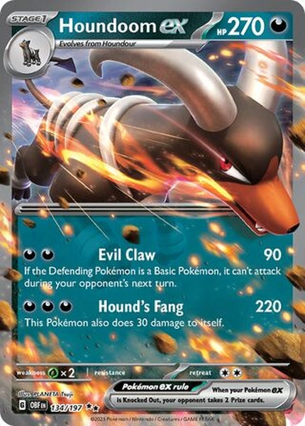 134/197 Houndoom ex - Double Rare