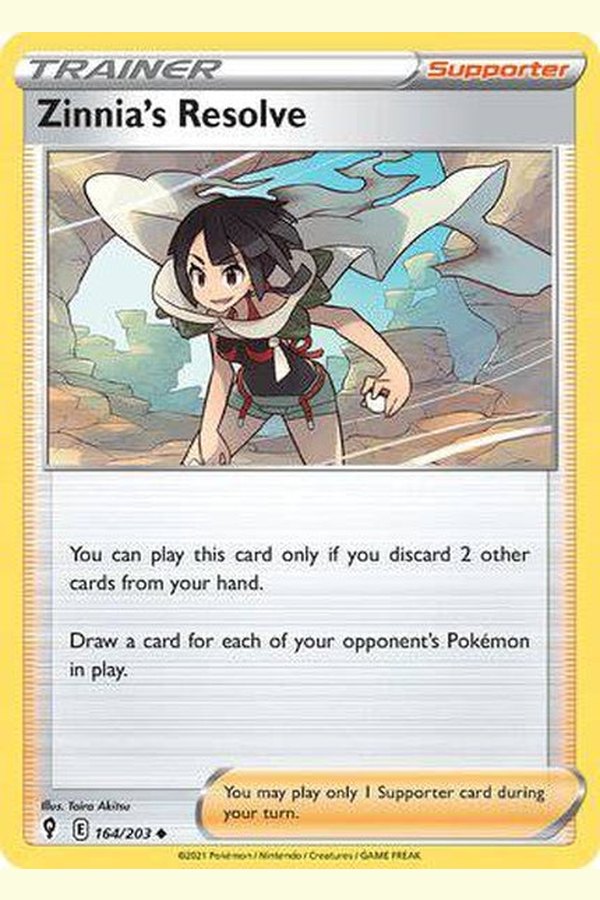 164/203 Zinnia's Resolve - Uncommon - Collectible Madness