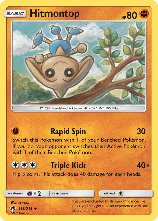 113 / 214 Hitmontop-Uncommon - Collectible Madness