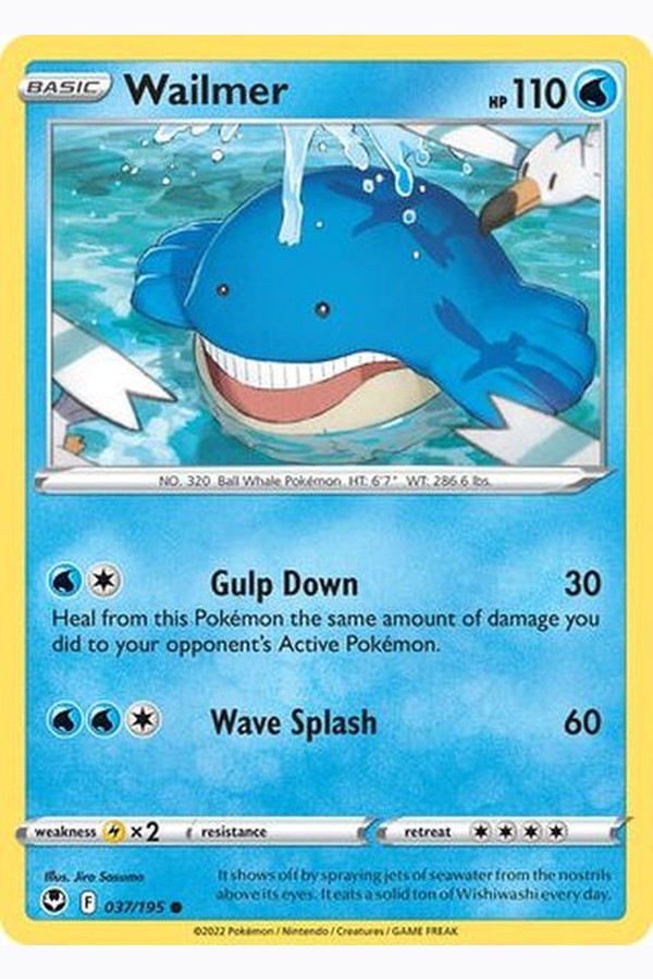 037/195 Wailmer - Common Reverse Holo