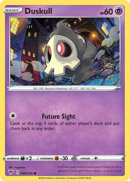 069/185 Duskull - Common - Collectible Madness