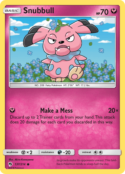 137 / 214 Snubbull-Common - Collectible Madness