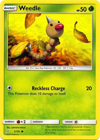 003 / 181 Weedle - Common - Collectible Madness