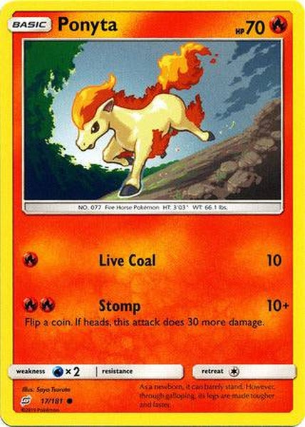 017 / 181 Ponyta - Common - Collectible Madness