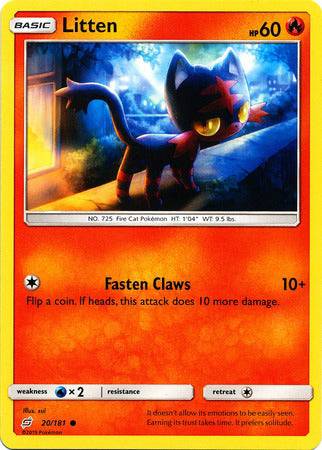 020 / 181 Litten - Common - Collectible Madness