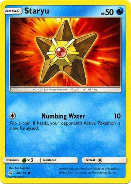 028 / 181 Staryu - Common - Collectible Madness