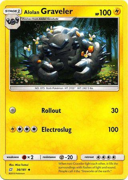 036 / 181 Alolan Graveler - Uncommon - Collectible Madness