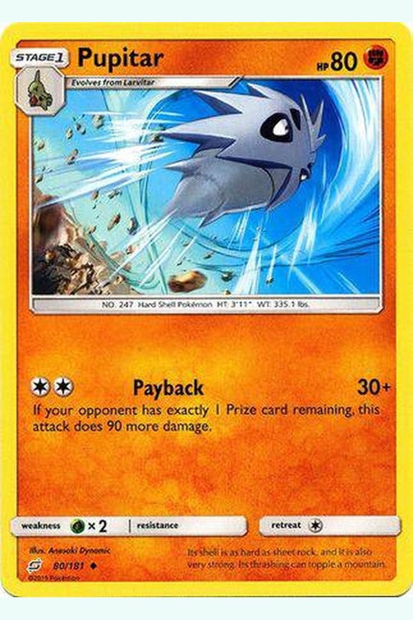 080 / 181 Pupitar - Uncommon - Collectible Madness