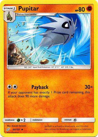 080 / 181 Pupitar - Uncommon - Collectible Madness