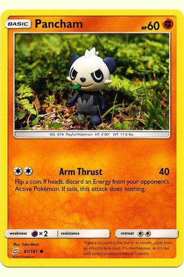 081 / 181 Pancham - Common - Collectible Madness