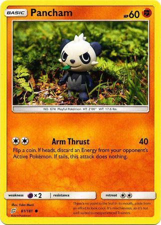 081 / 181 Pancham - Common - Collectible Madness