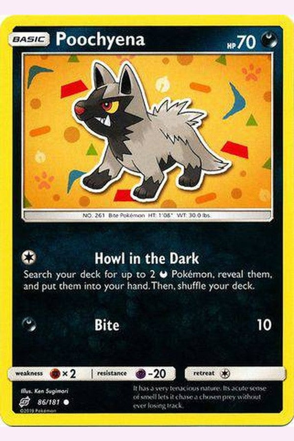086 / 181 Poochyena - Common - Collectible Madness
