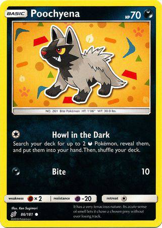 086 / 181 Poochyena - Common - Collectible Madness