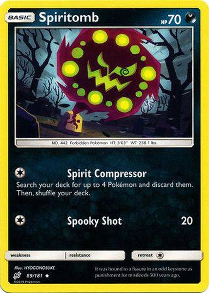 089 / 181 Spiritomb - Uncommon - Collectible Madness