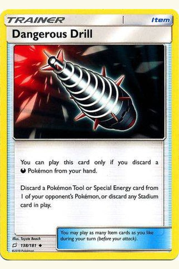 138 / 181 Dangerous Drill - Uncommon - Collectible Madness