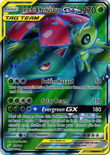 159 / 181 Celebi & Venusaur GX- Ultra Rare - Collectible Madness