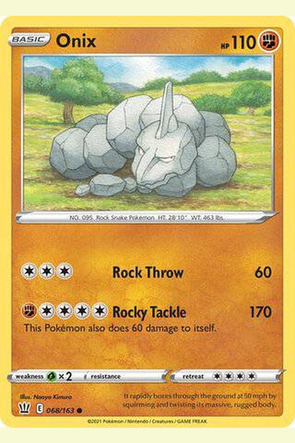 068/163 Onix - Common - Collectible Madness