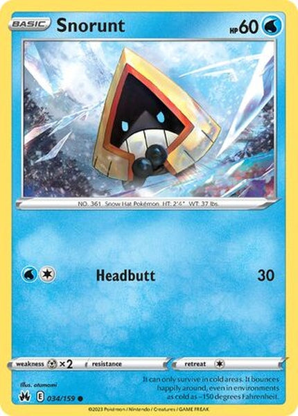 034/159 Snorunt - Common Reverse Holo