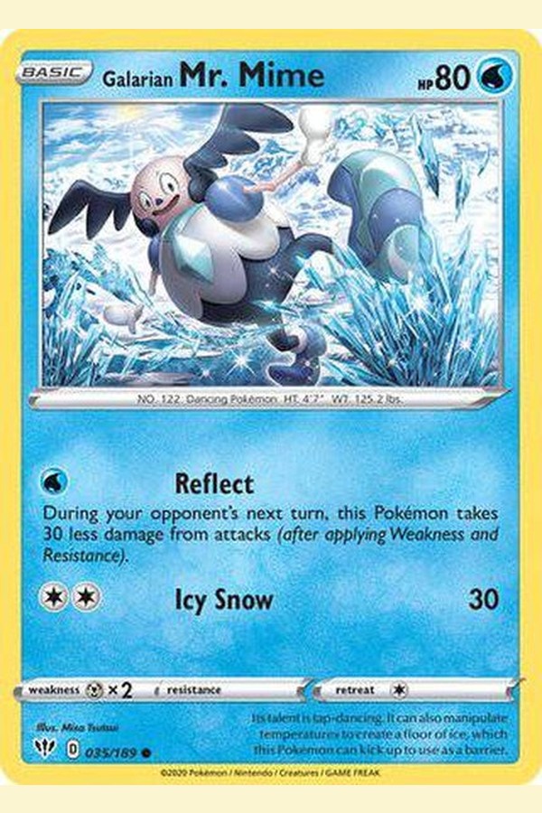 035/189 Galarian Mr. Mime - Common - Collectible Madness