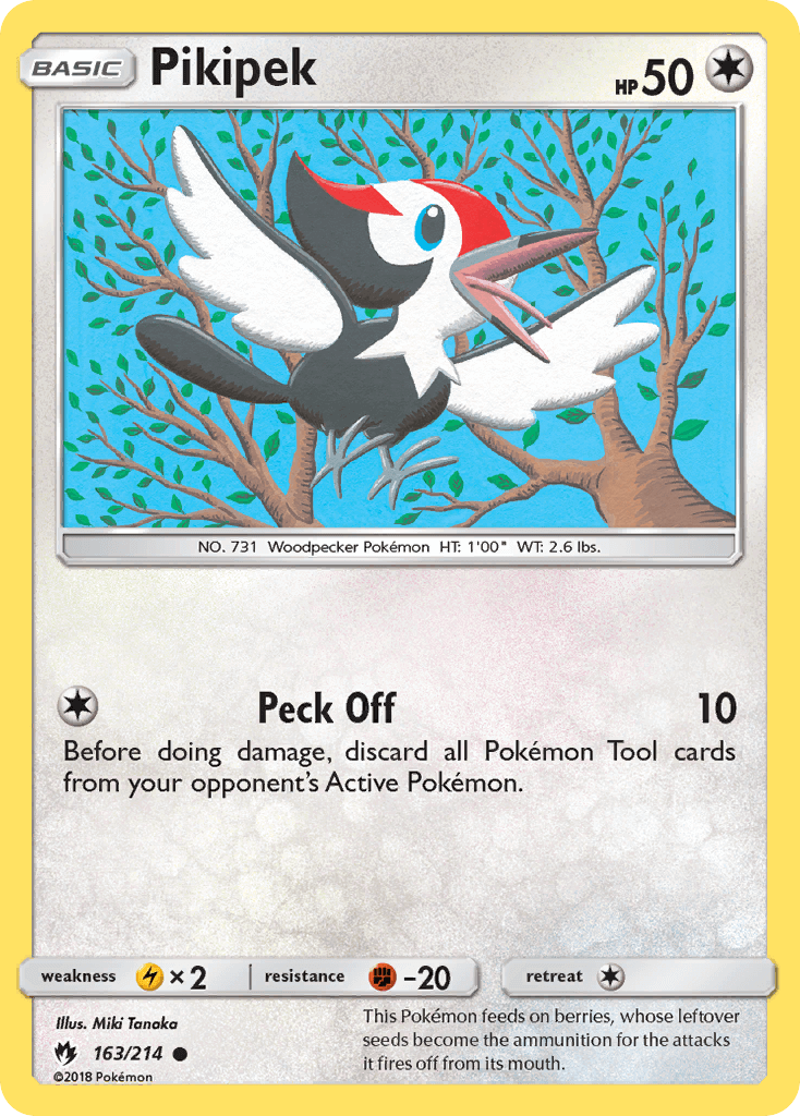 163 / 214 Pikipek-Common - Collectible Madness