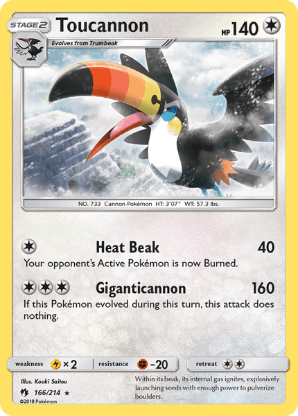 166 / 214 Toucannon-Rare - Collectible Madness