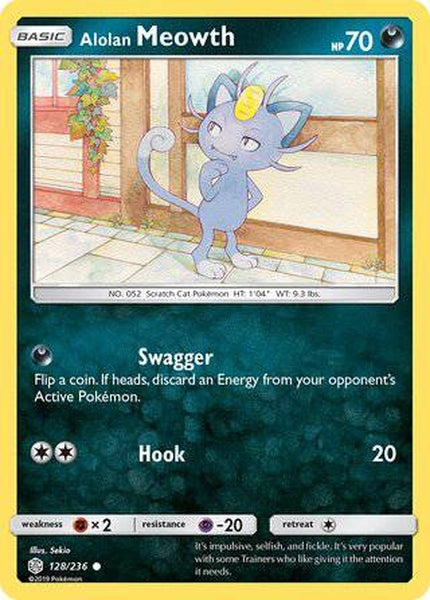 128/236 Alolan Meowth - Common - Collectible Madness
