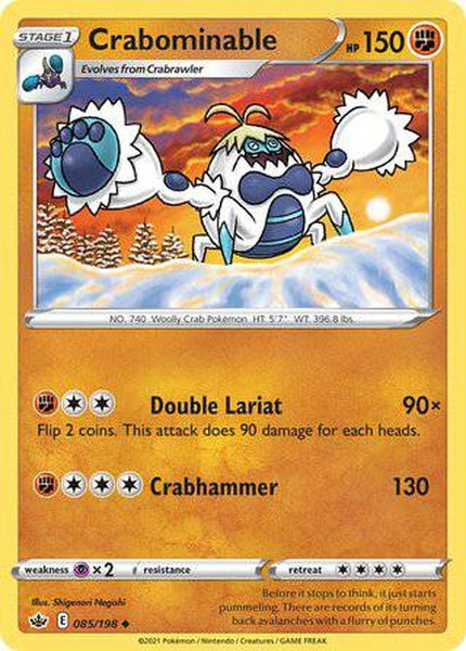 085/198 Crabominable - Uncommon - Collectible Madness