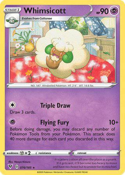 076/185 Whimsicott - Rare - Collectible Madness