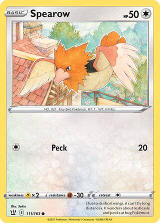111/163 Spearow - Common - Collectible Madness