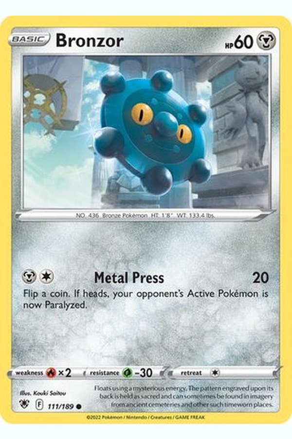 111/189 Bronzor - Common Reverse Holo - Collectible Madness
