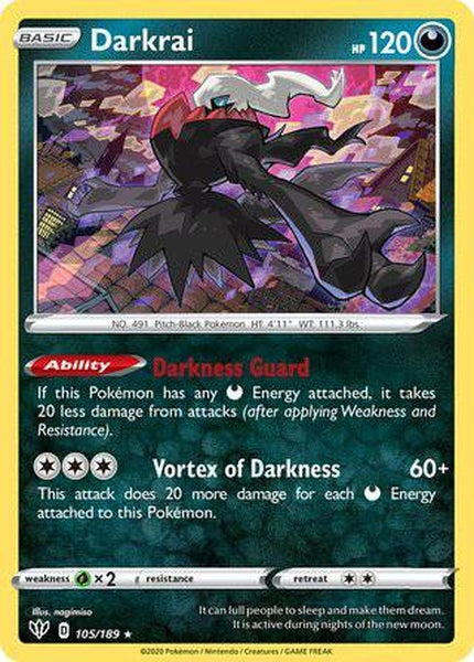 105/189 Darkrai - Rare Holo - Collectible Madness