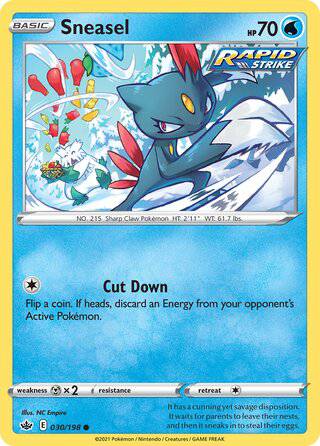 030/198 Sneasel - Common - Collectible Madness