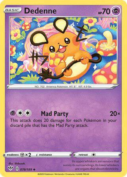 078/189 Dedenne - Uncommon - Collectible Madness