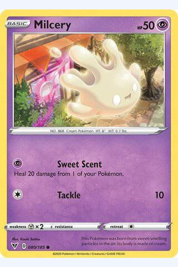 080/185 Milcery - Common - Collectible Madness