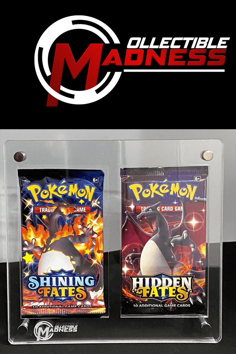 Acrylic Storage and Display Case - 2x Booster Pack - Collectible Madness