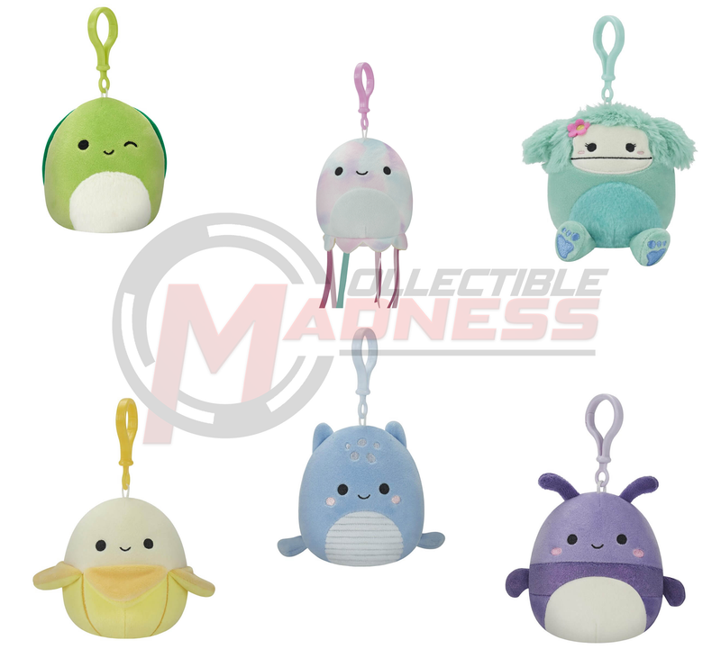 SQUISHMALLOWS 3.5" Clip On Plush Assortment (Wave 14) - Collectible Madness