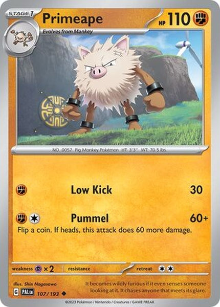 107/193 Primeape - Uncommon