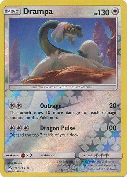 117 / 156 Drampa-Holo Rare Reverse Holo - Collectible Madness