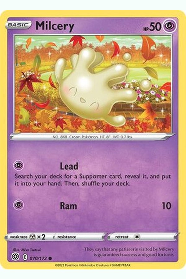 070/172 Milcery - Common Reverse Holo - Collectible Madness