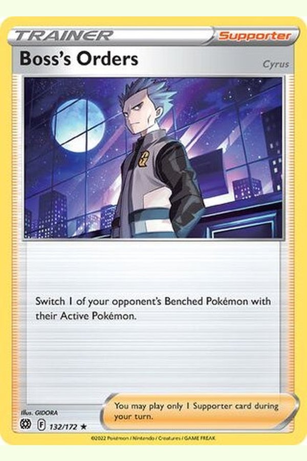 132/172 Boss's Orders - Rare Holo - Collectible Madness