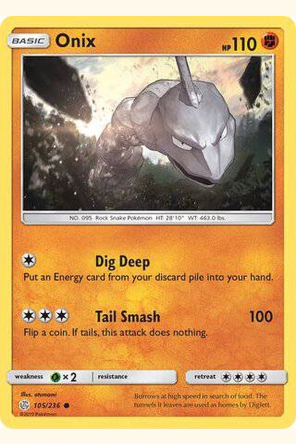 105/236 Onix - Common - Collectible Madness