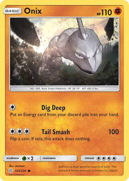 105/236 Onix - Common - Collectible Madness