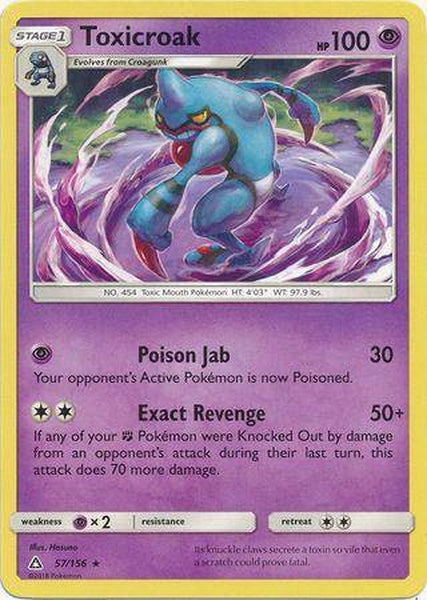 057 / 156 Toxicroak-Rare - Collectible Madness