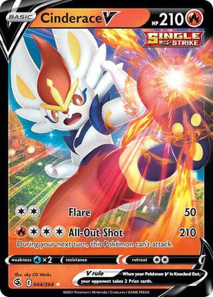 044/264 Cinderace V - Rare Holo V - Collectible Madness