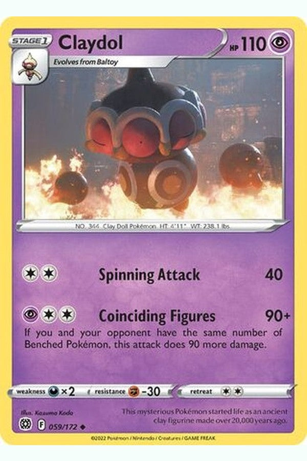 059/172 Claydol - Uncommon - Collectible Madness