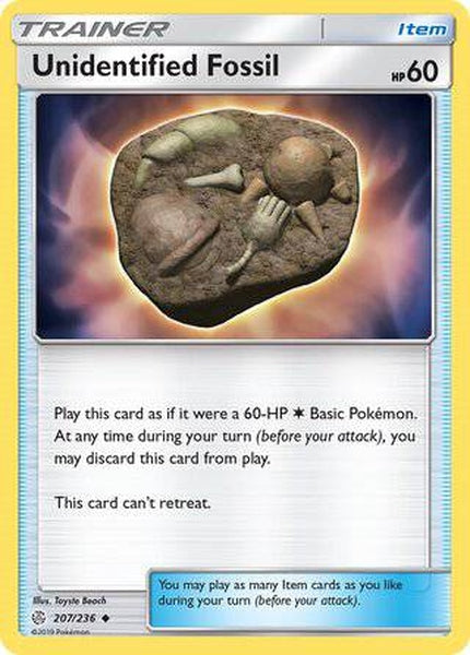 207/236 Unidentified Fossil - Uncommon - Collectible Madness