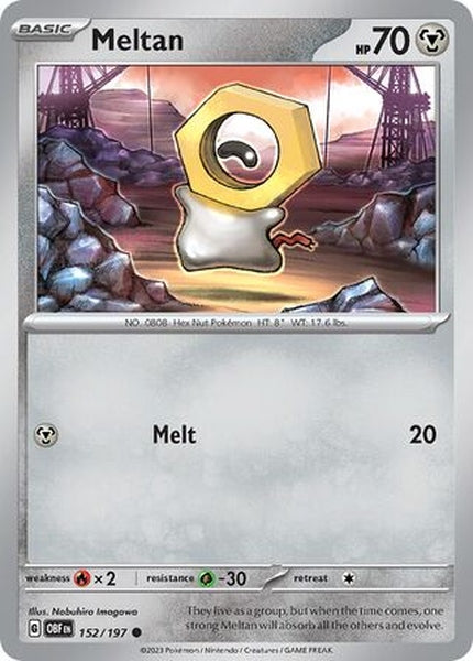 152/197 Meltan - Common Reverse Holo