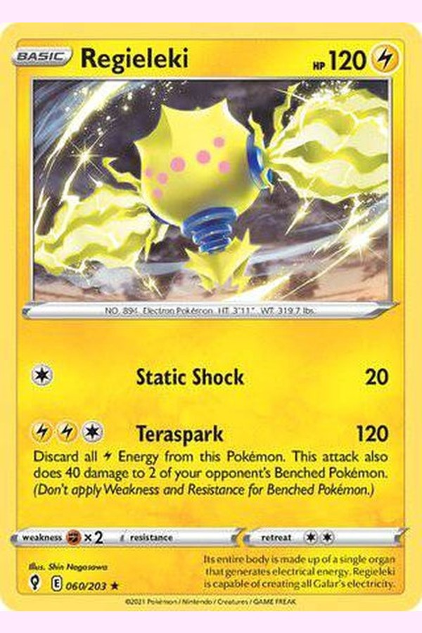 060/203 Regieleki - Rare Holo - Collectible Madness