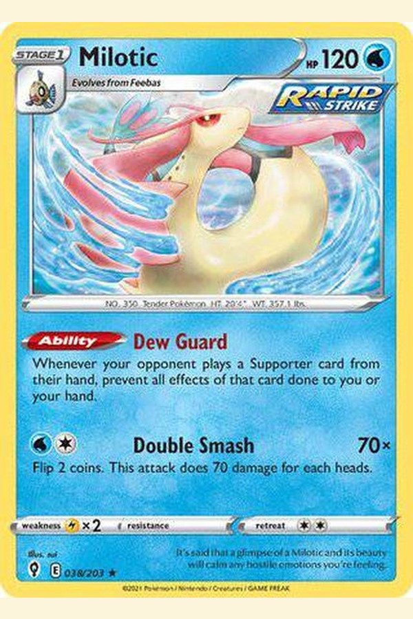 038/203 Milotic - Rare - Collectible Madness